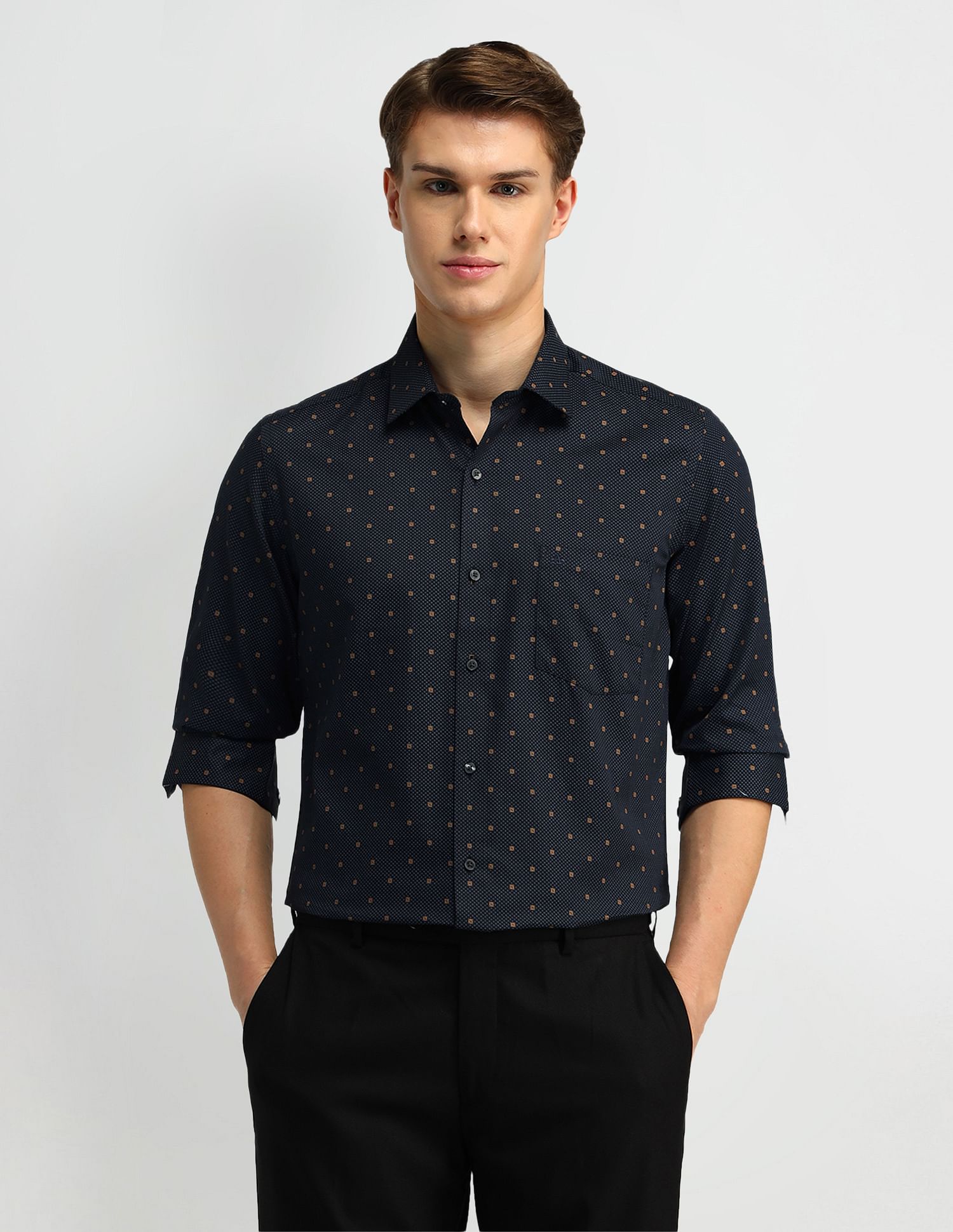 Arrow Manhattan Slim Cotton Shirt