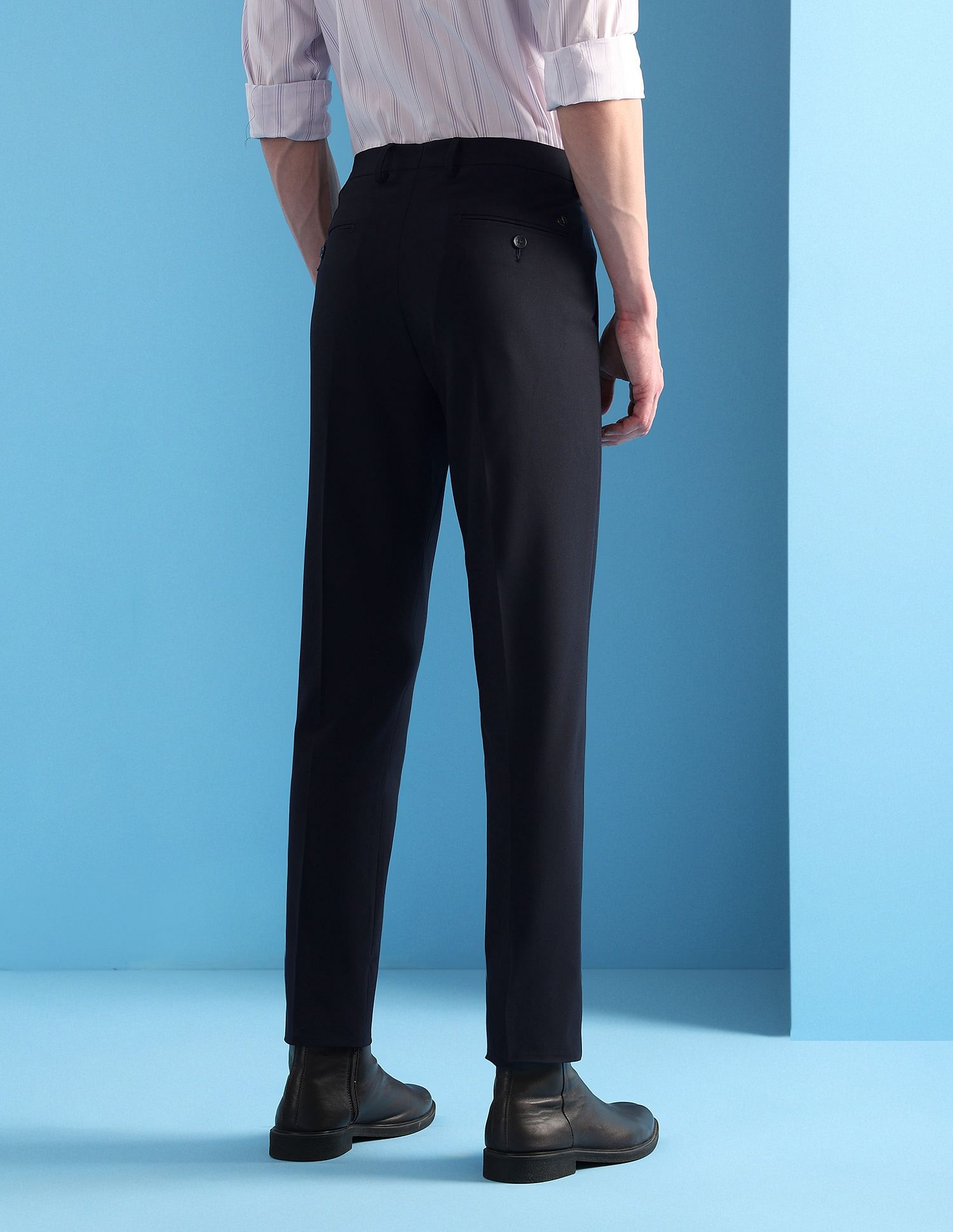 Arrow Mid Rise Slim Fit Velocity Trousers