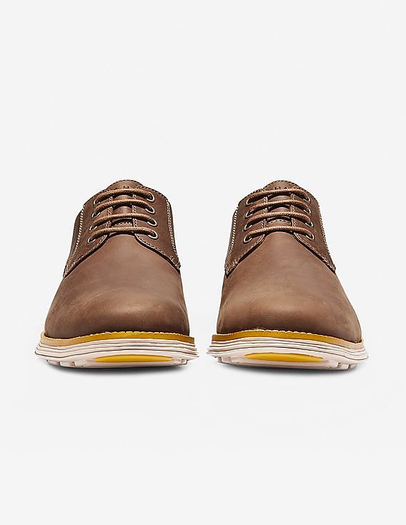 Cole Haan Brown ØriginalGrand Plain Toe Derby Shoes