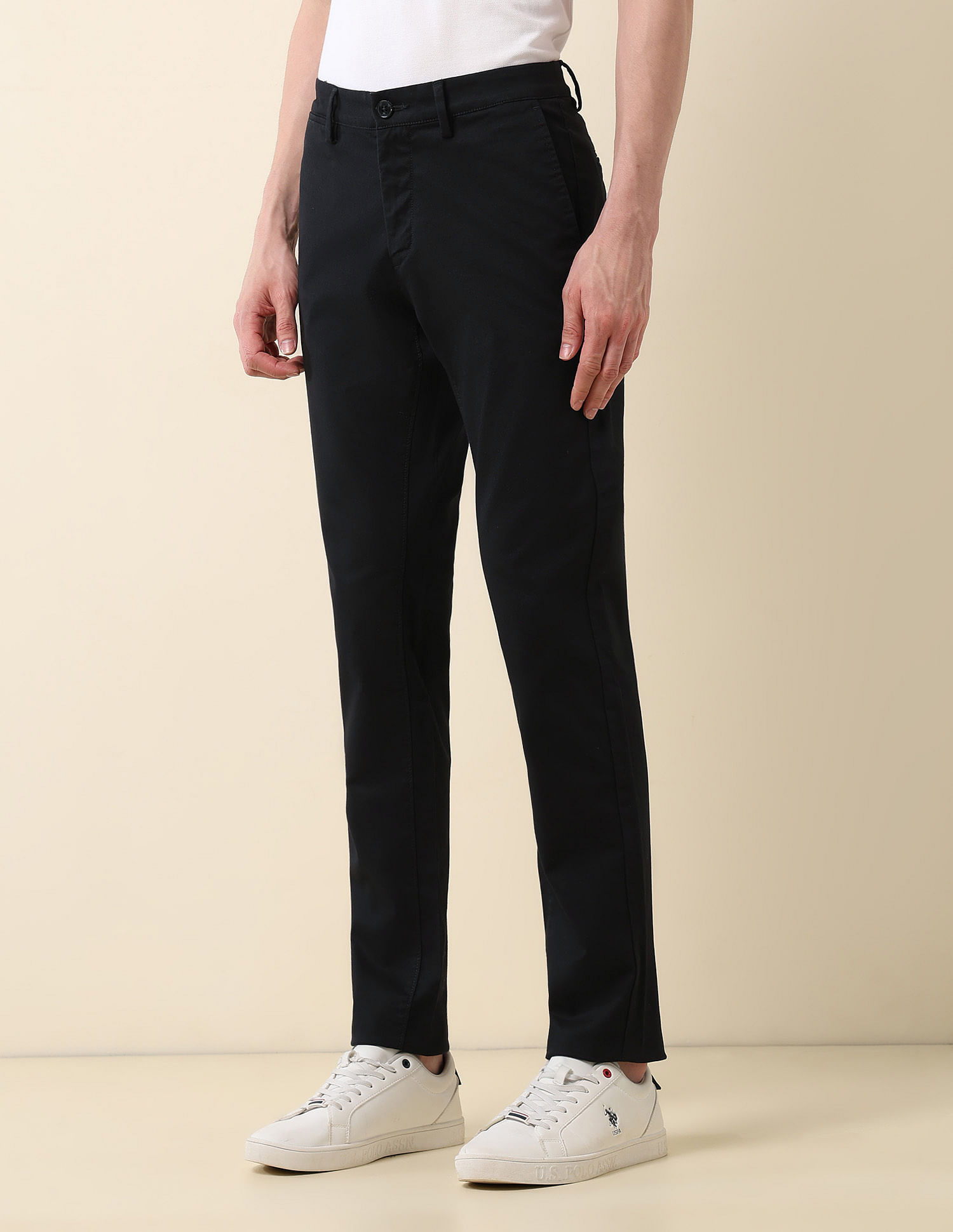 U.S. Polo Assn. Denver Slim Fit Dobby Weave Trousers