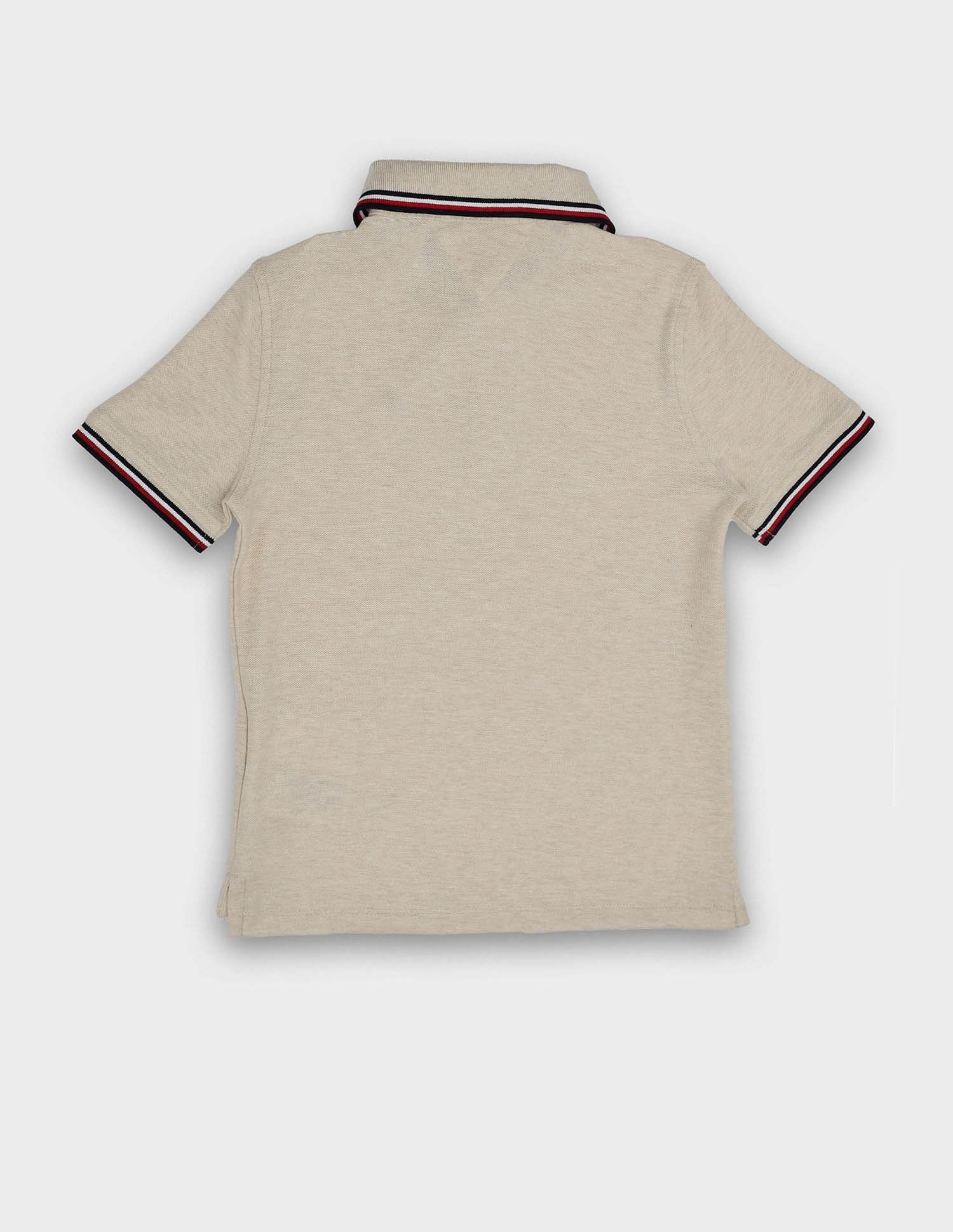 Tommy Hilfiger Kids Boys Solid Regular-Fit Cotton Polo Shirt