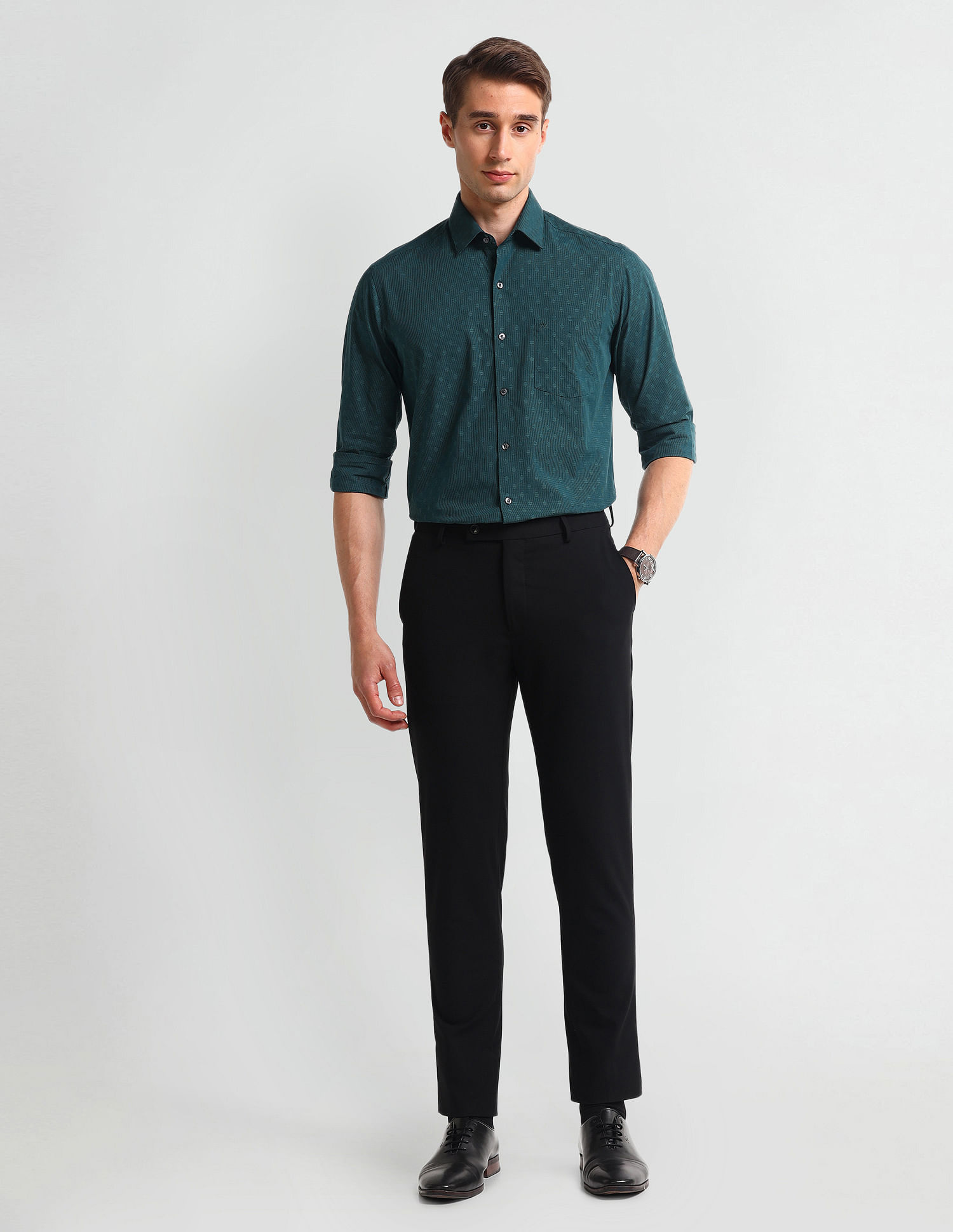 Arrow Liberty Classic Textured Dobby Shirt