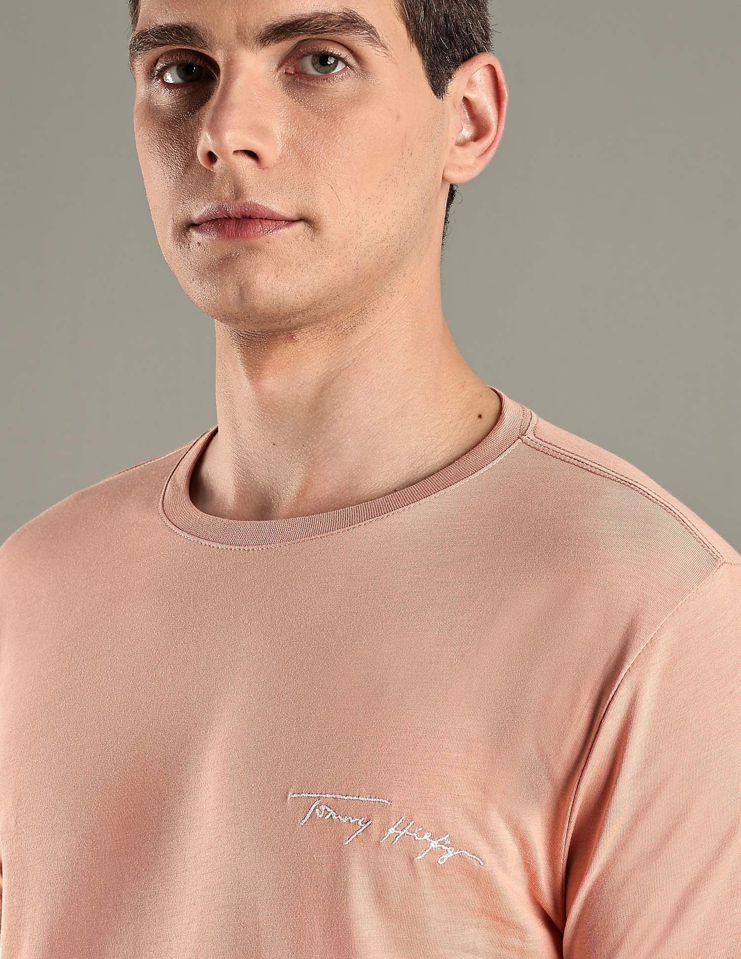 Tommy Hilfiger Solid Regular-Fit Cotton T-Shirt