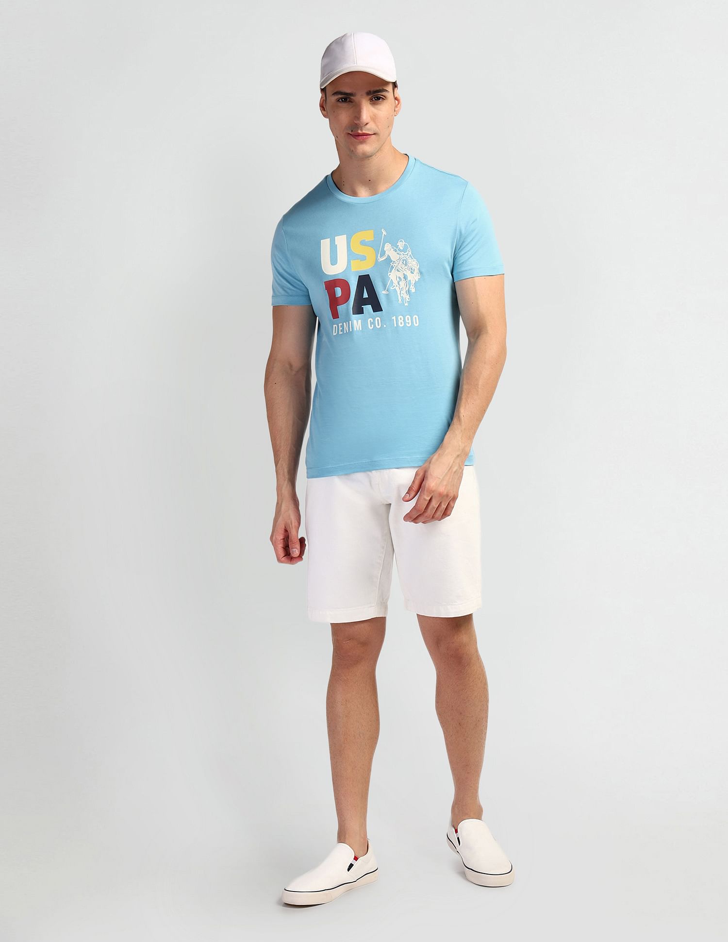 U.S. Polo Assn. Denim Co. Brand Print Muscle Fit T-Shirt