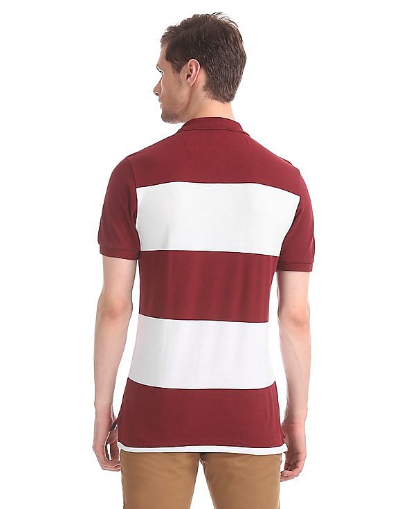 Maroon and hotsell white polo shirts