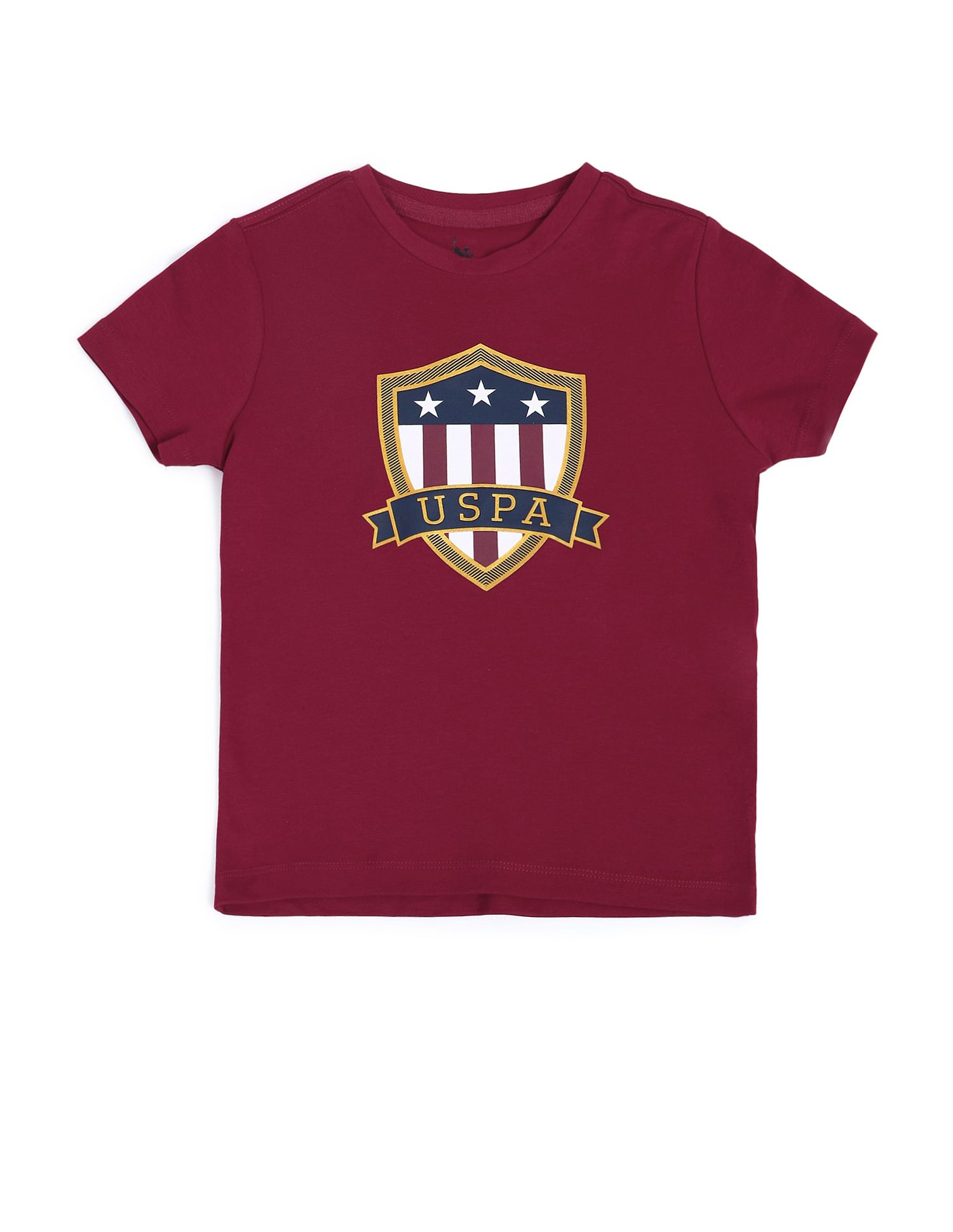 U.S. Polo Assn. Kids Boys Brand Printed T-Shirt