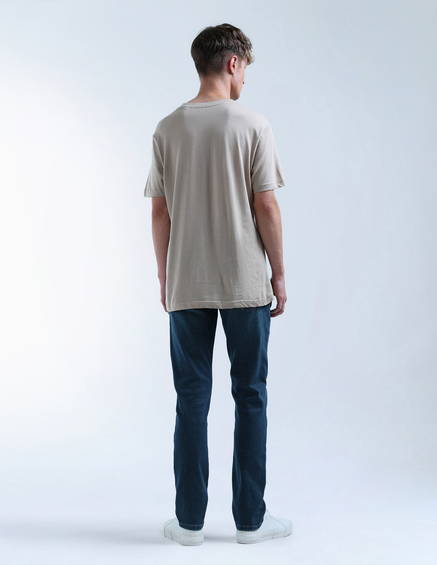 Flying Machine Freddie Slim Straight Fit Stone Washed Jeans