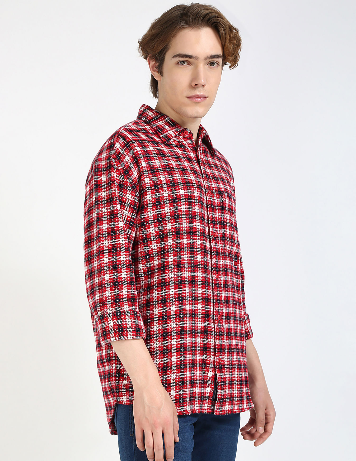 Tommy Hilfiger Kids Relaxed Fit Tartan Checked Shirt