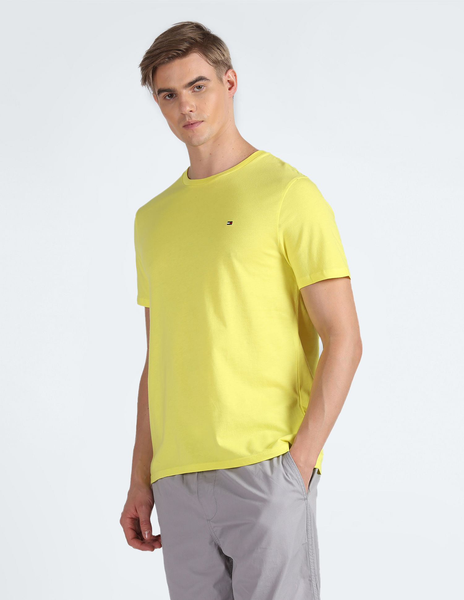 Tommy Hilfiger Solid Cotton Nantucket T-Shirt