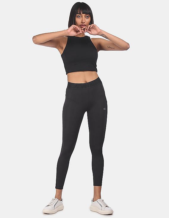 calvin klein crop top and leggings