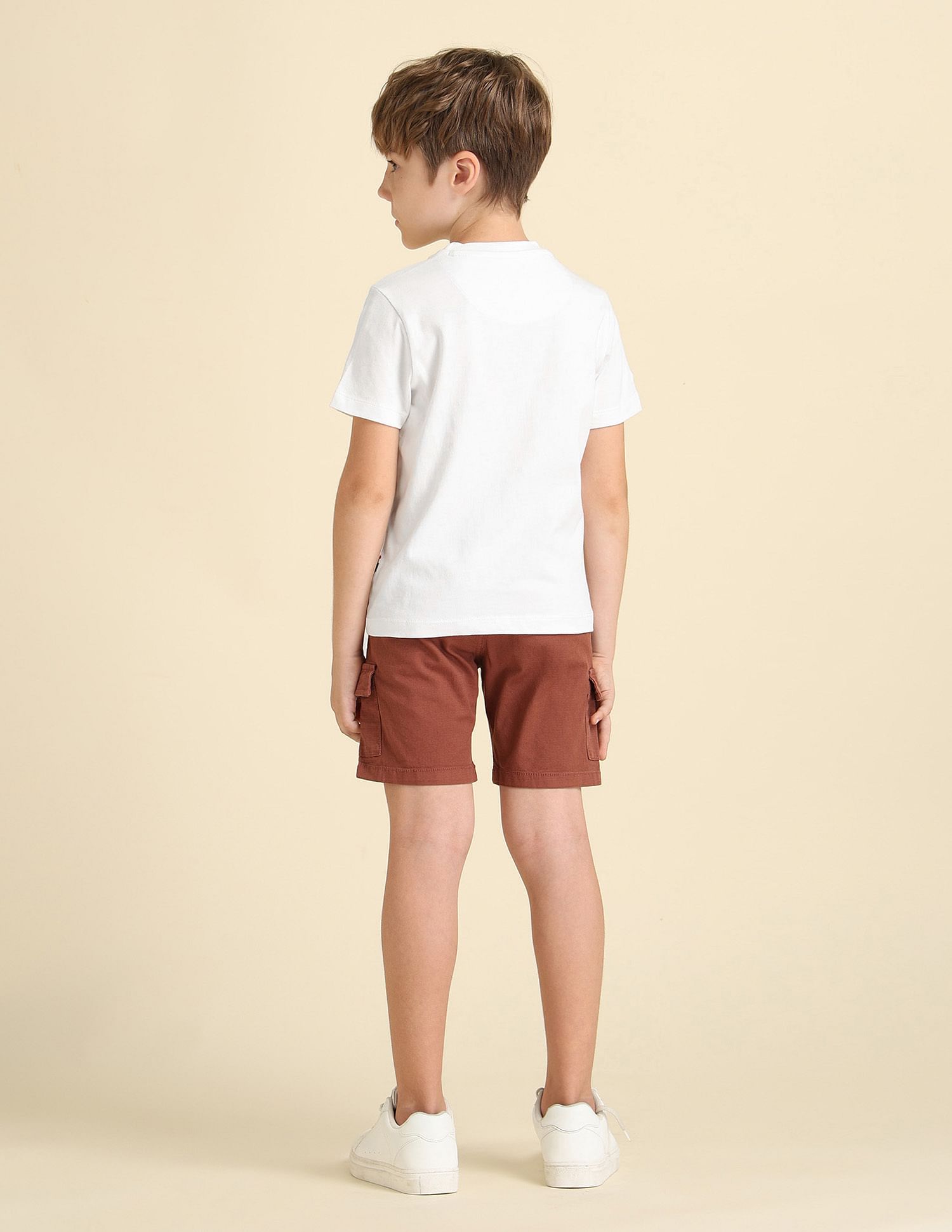 U.S. Polo Assn. Kids Boys Pure Cotton Regular Fit T-Shirt