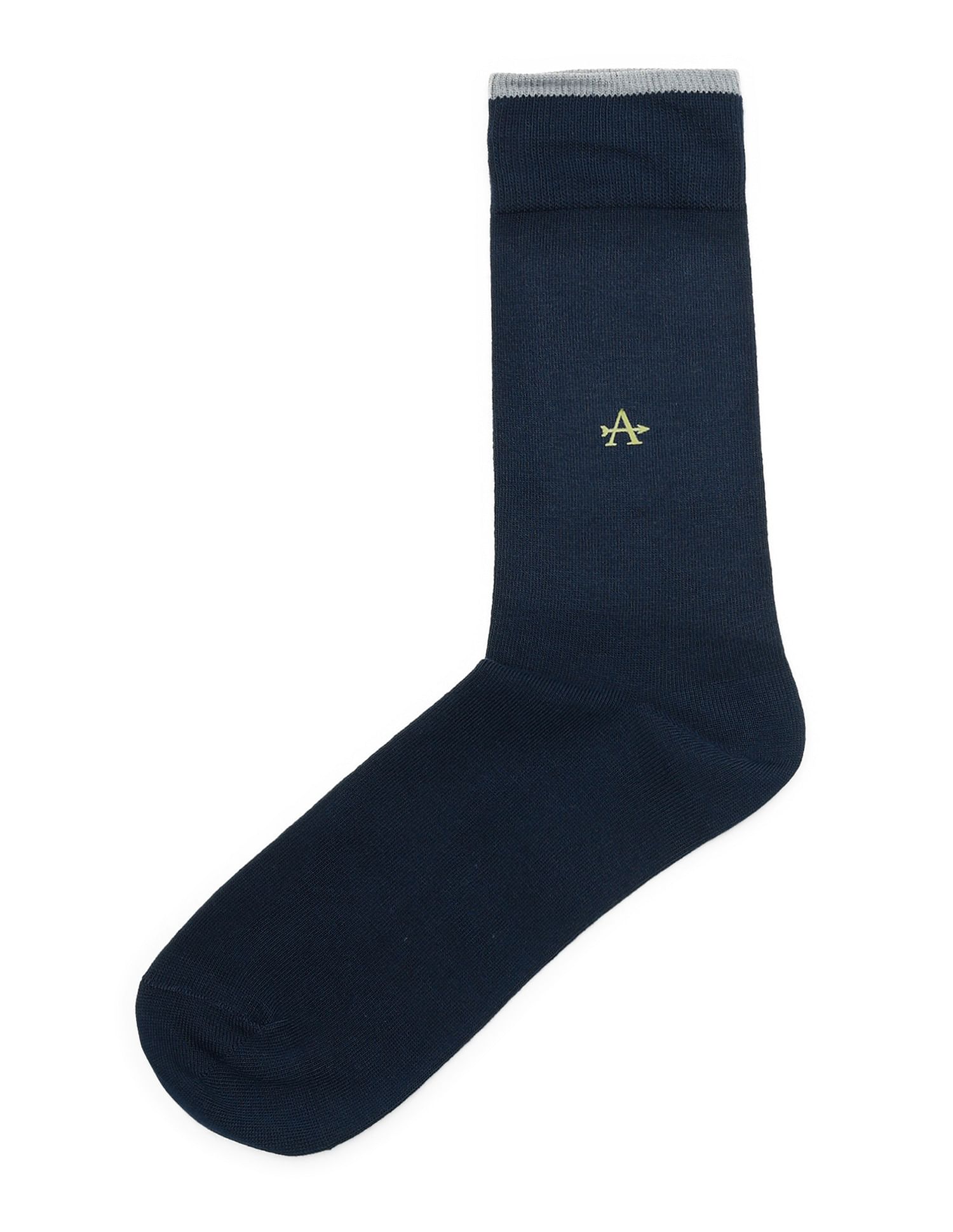 Arrow Men Printed Mid Calf Socks - Pack Of 2