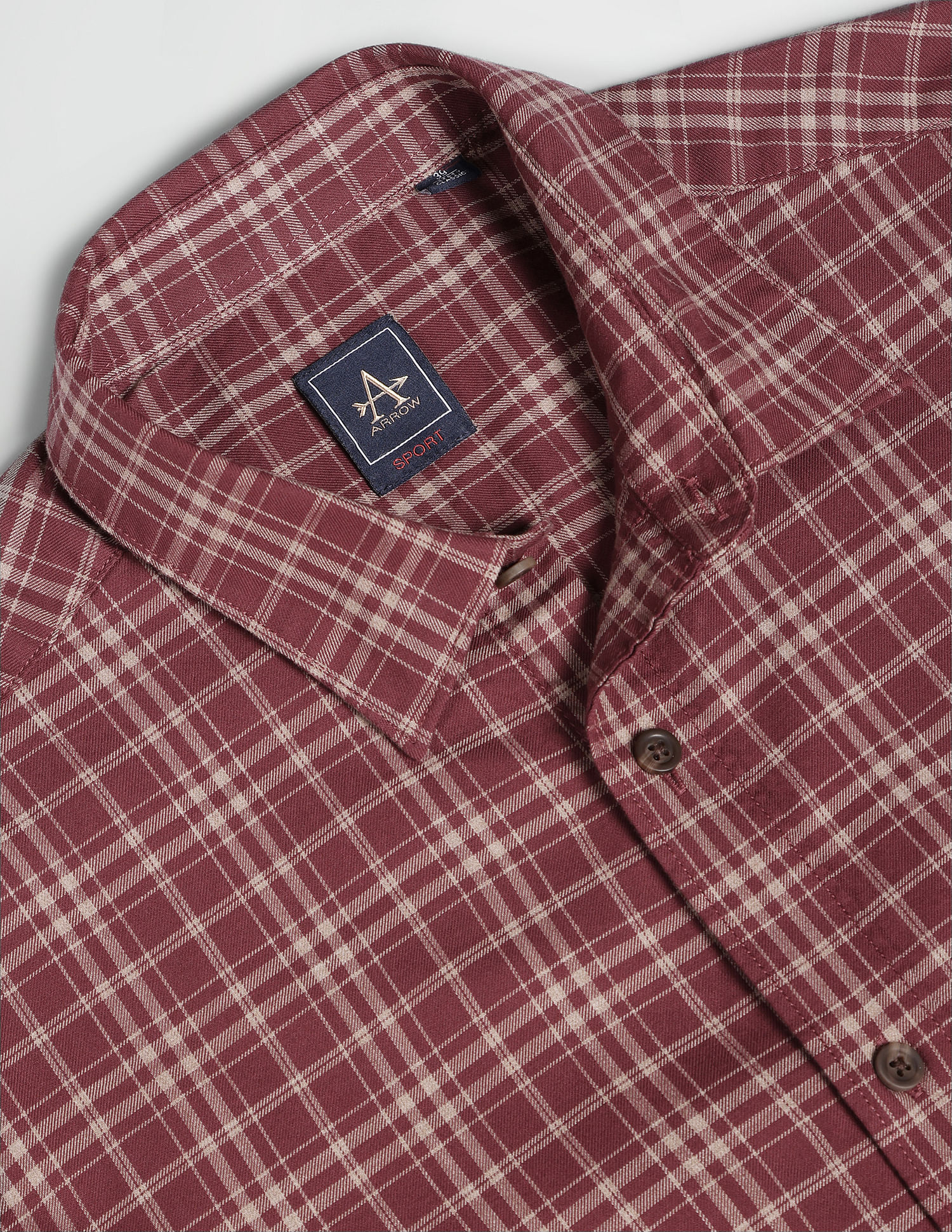 Arrow Sports Checkered Half Sleeve Casual Shirt