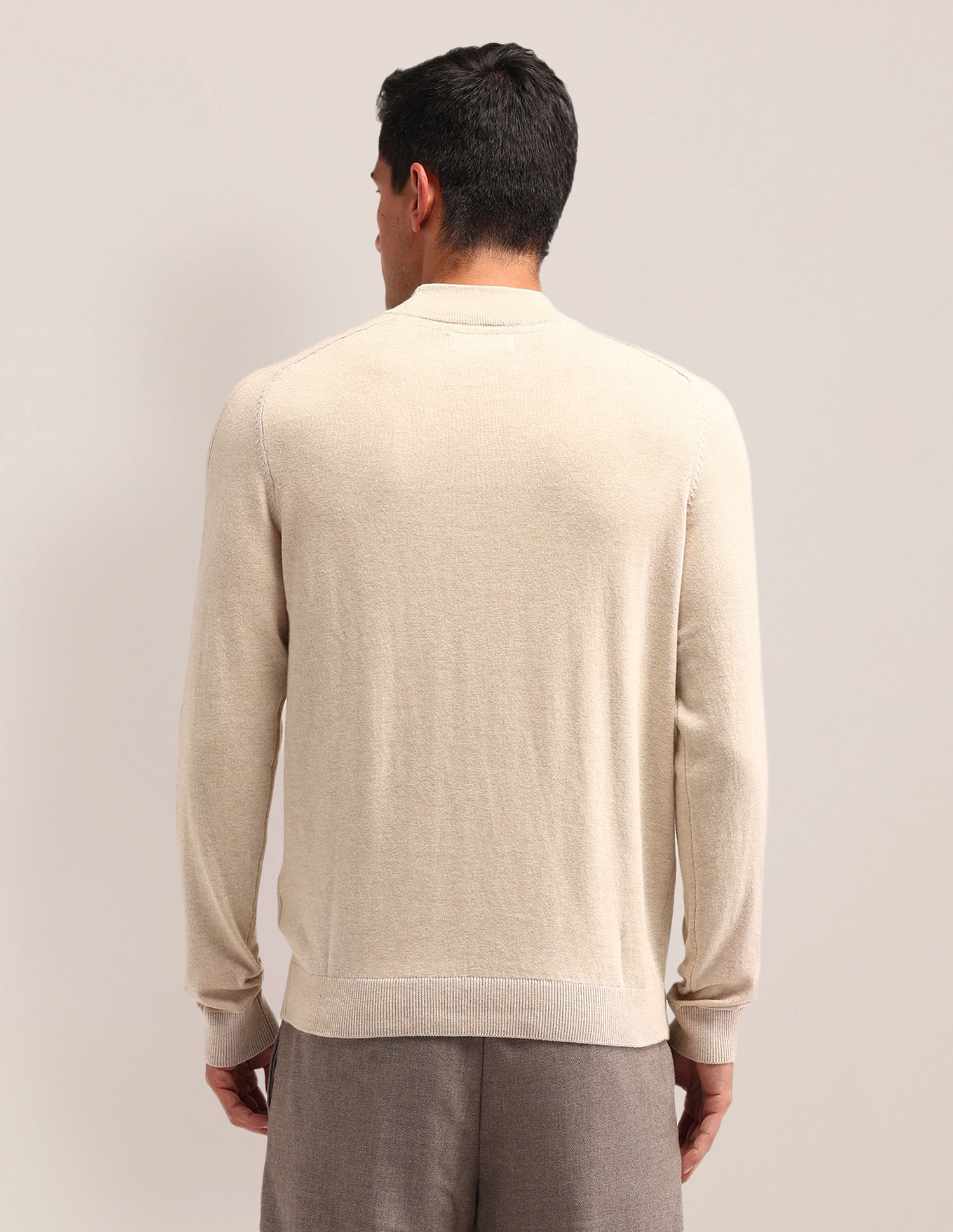U.S. Polo Assn. Textured Regular Fit Sweater