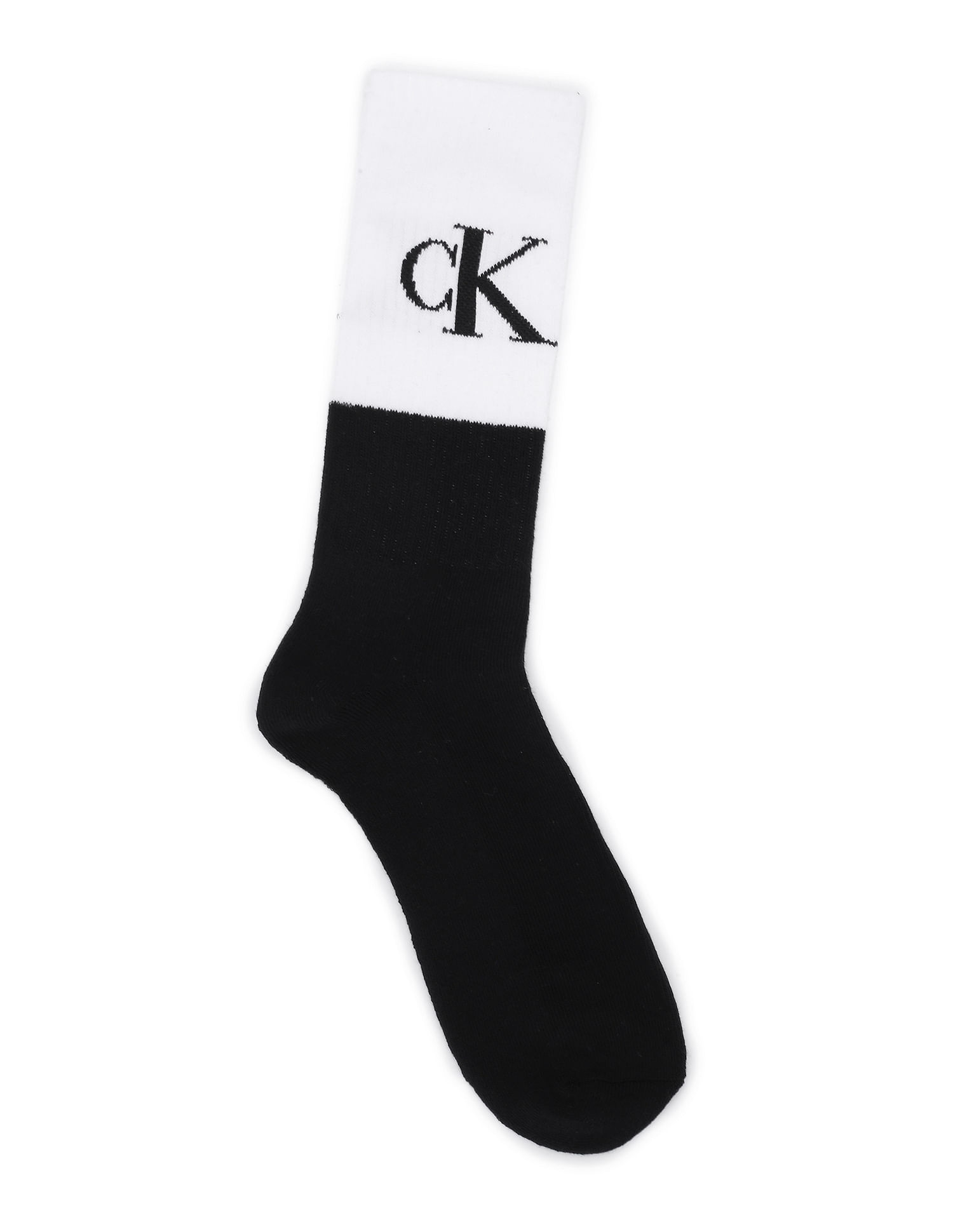 Calvin Klein Men Assorted Ribbed Top Mid-Calf Length Socks - Pack Of 3