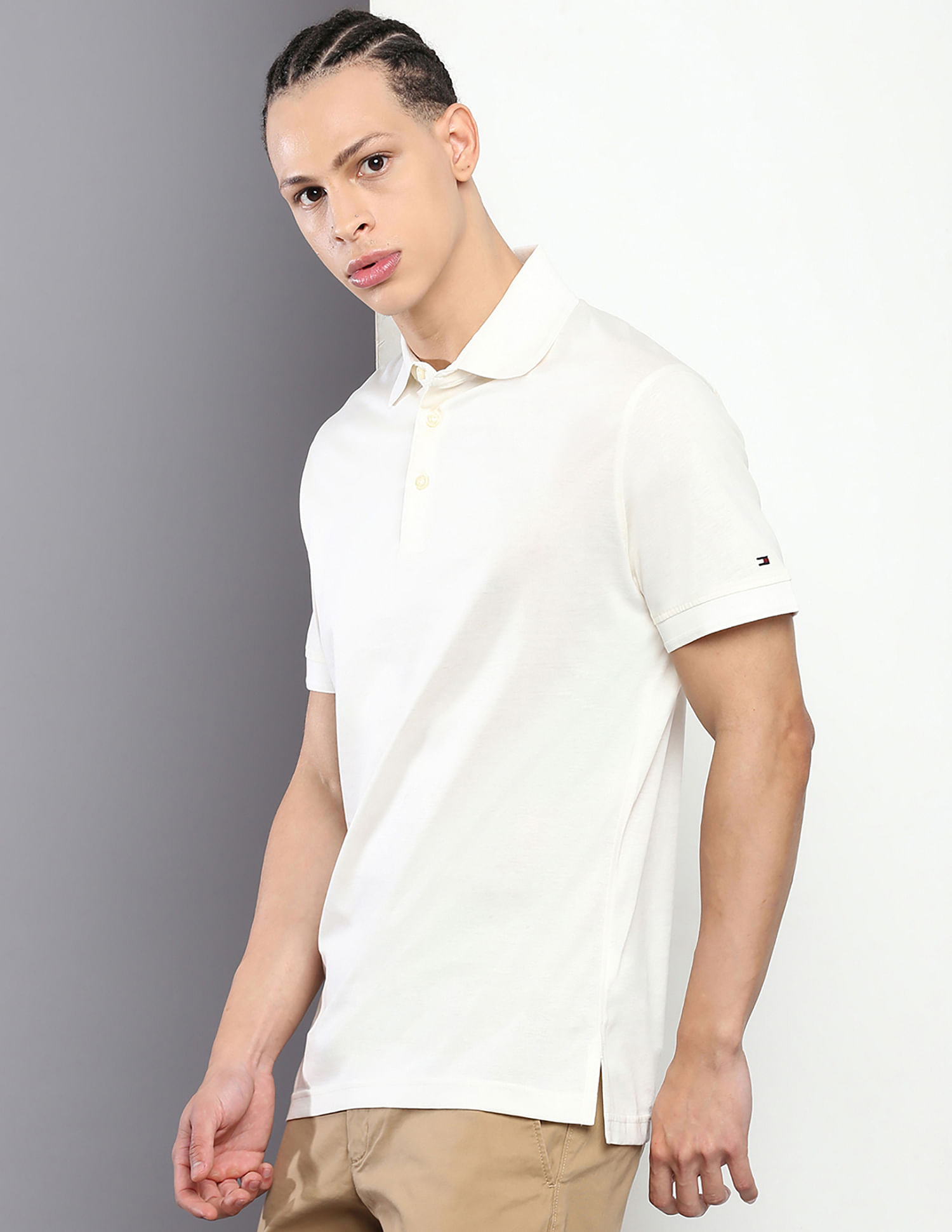 Tommy Hilfiger Cotton Jersey Knit Slim Polo Shirt