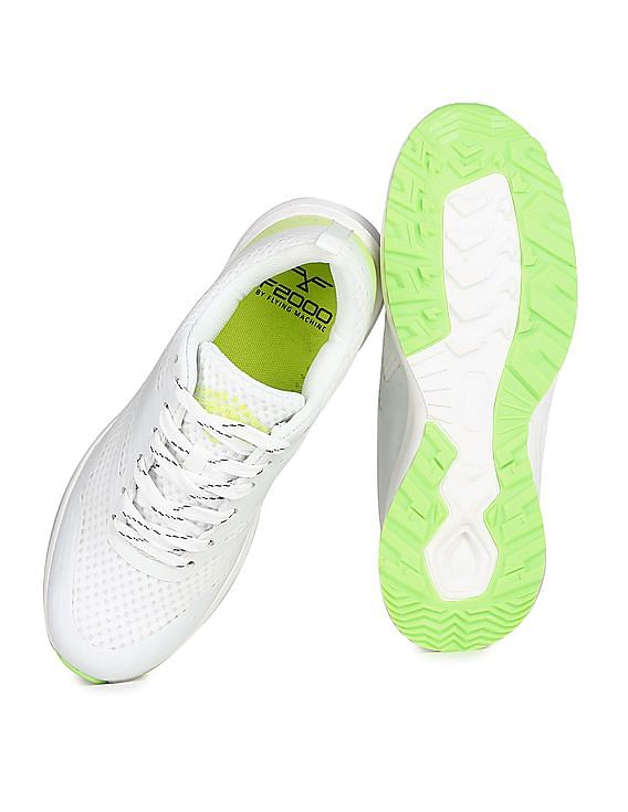 Flying Machine Lace Up Contrast Outsole Welsh Sneakers