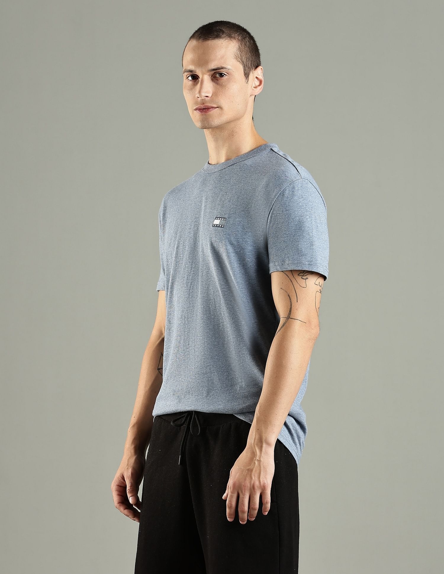 Tommy Hilfiger Printed Regular Fit Cotton T-Shirt
