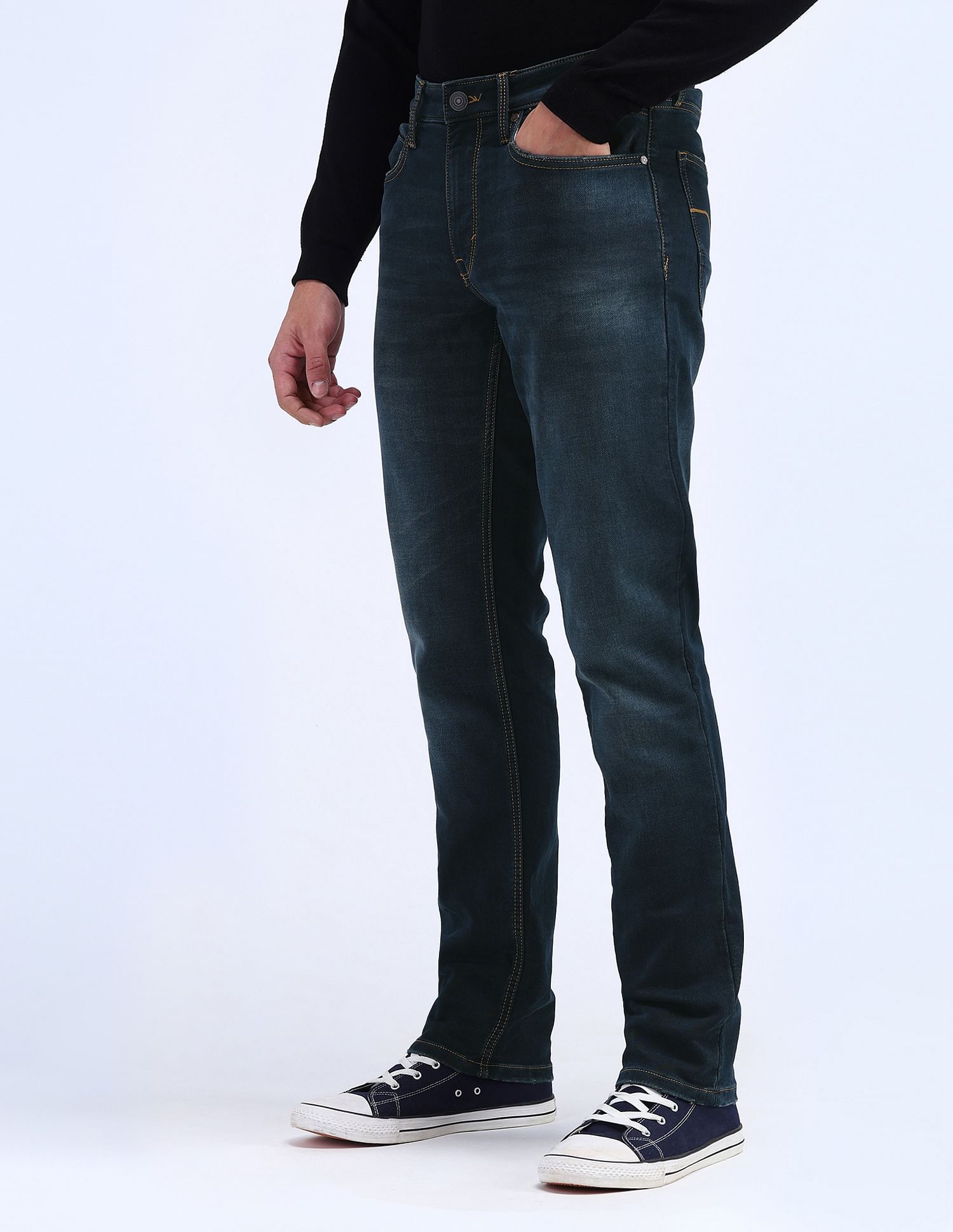 Flying Machine Freddie Slim Straight Fit Jeans