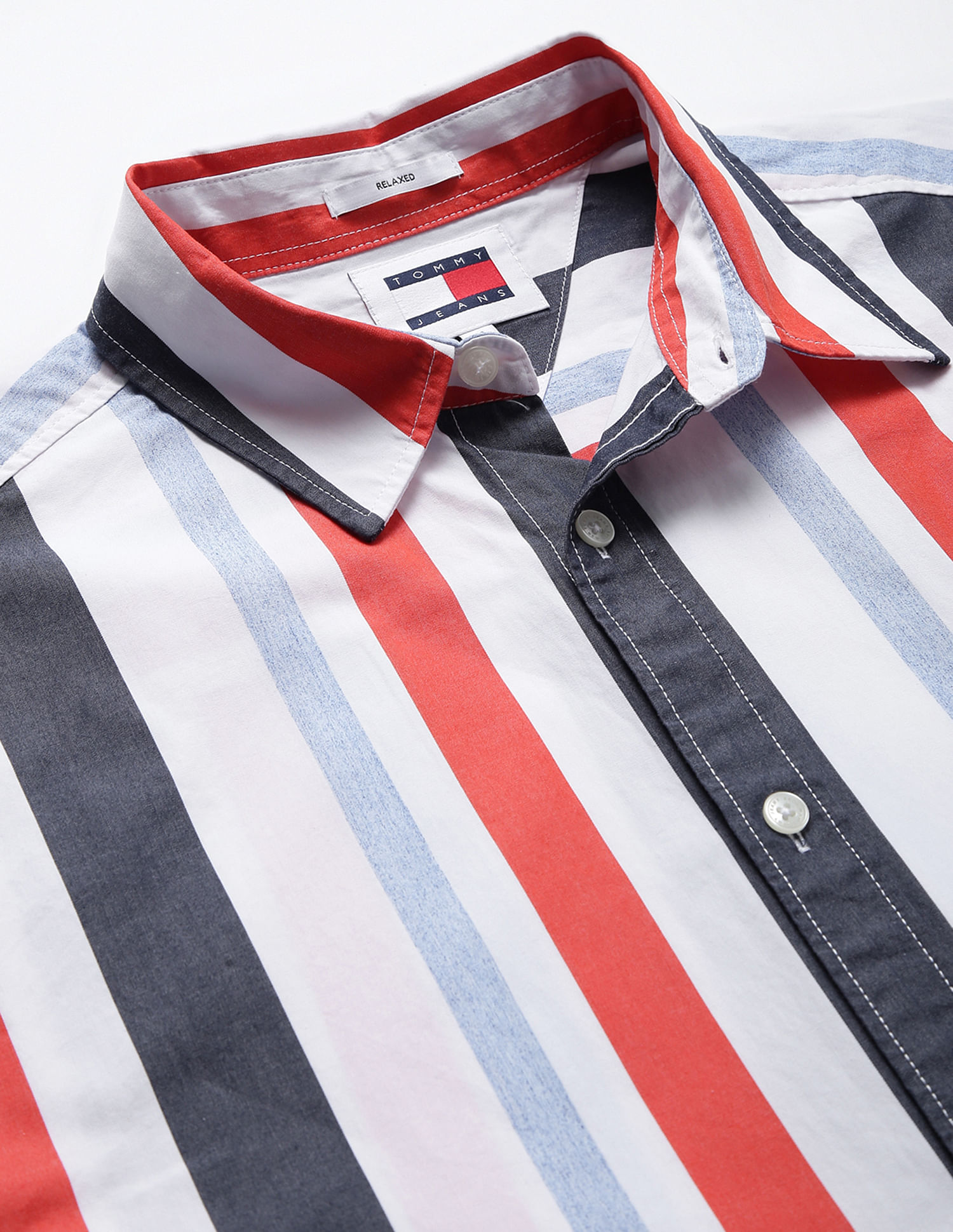 Tommy Hilfiger Organic Cotton Vertical Stripe Shirt