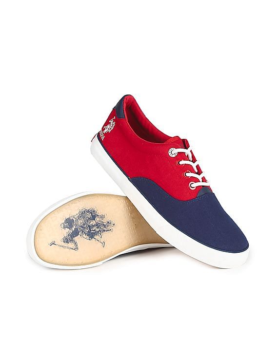 U.S. Polo Assn. Men Colour Block Canvas Brentt Sneakers