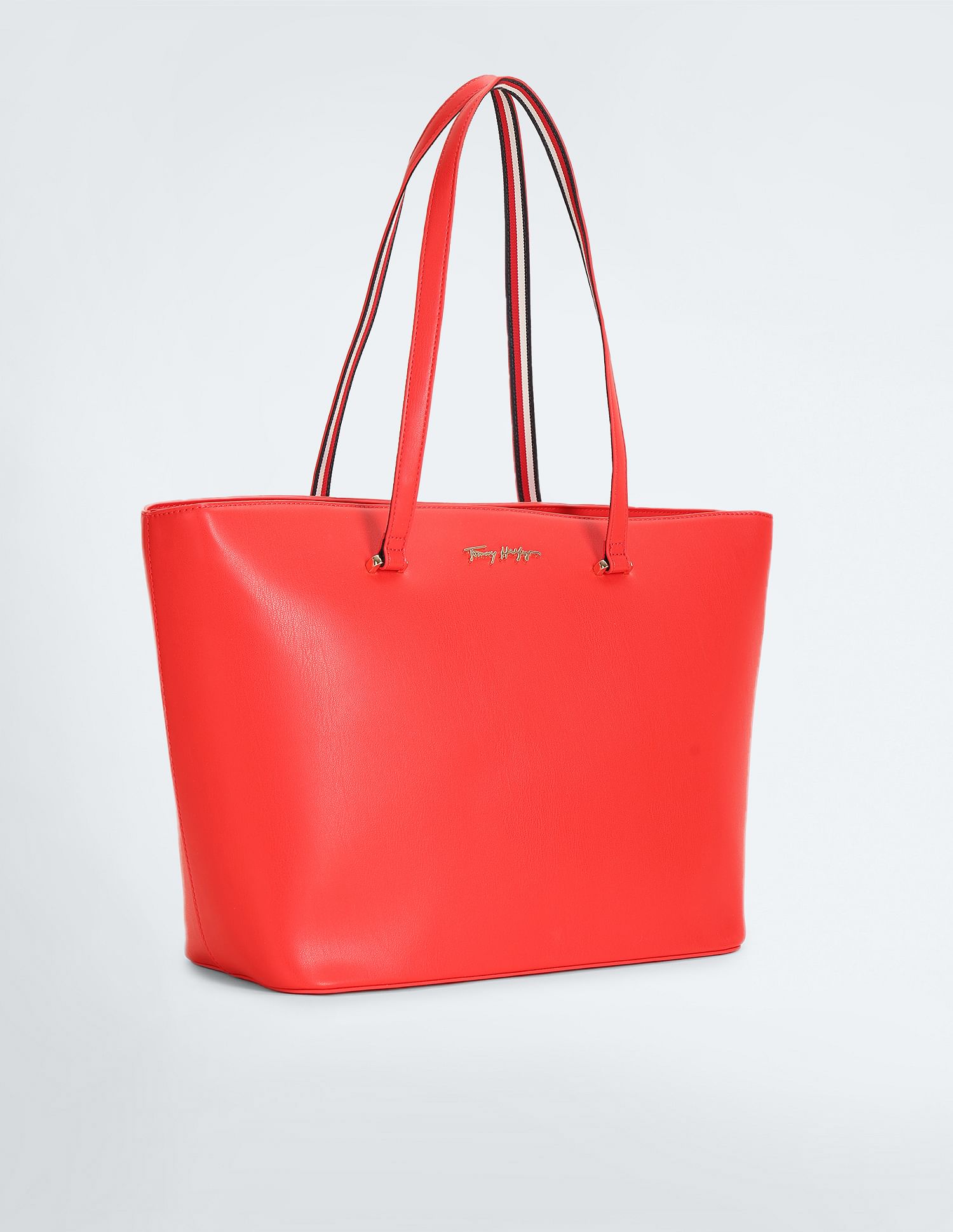 Tommy Hilfiger Metallic Logo Latam Tote Bag