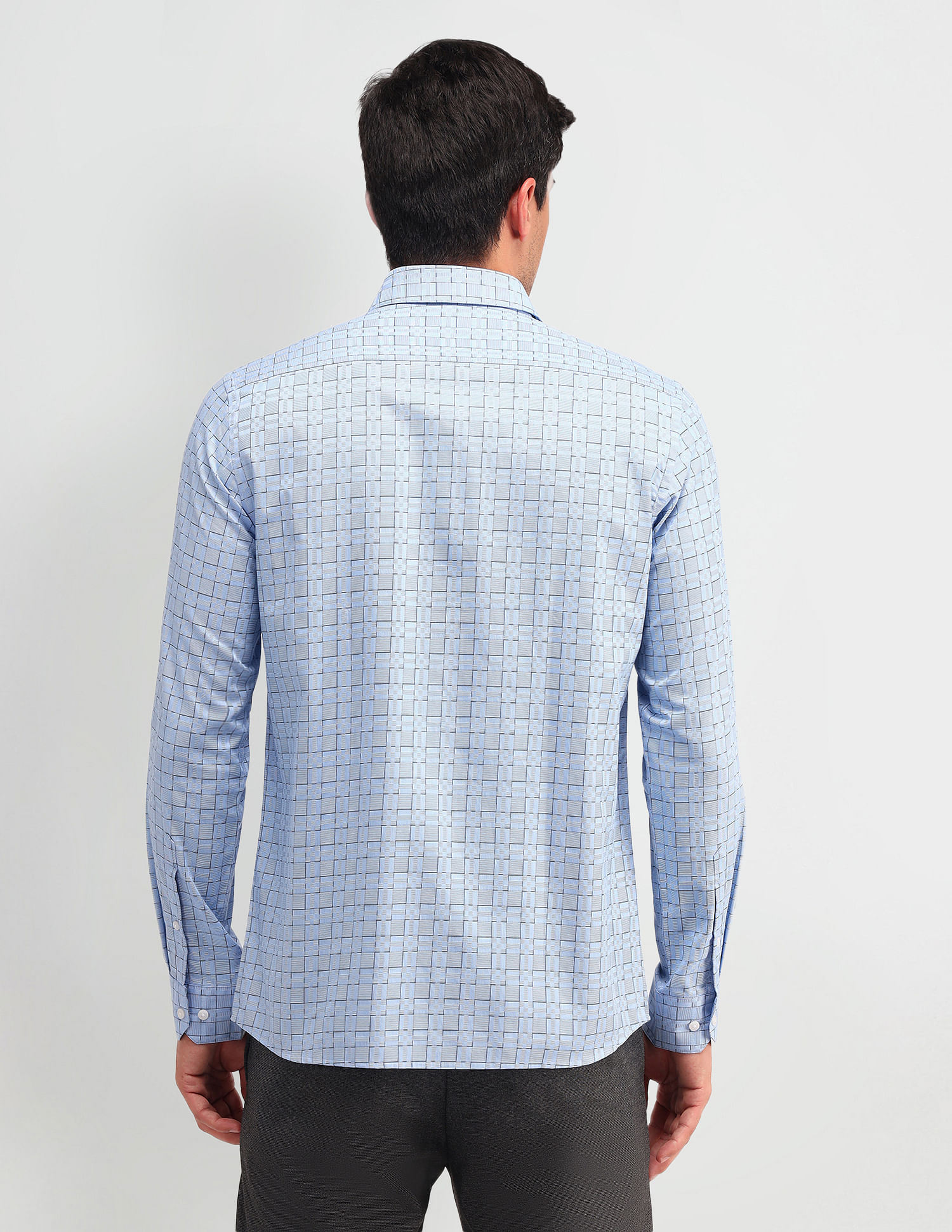 Arrow Manhattan Slim Fit Checked Shirt