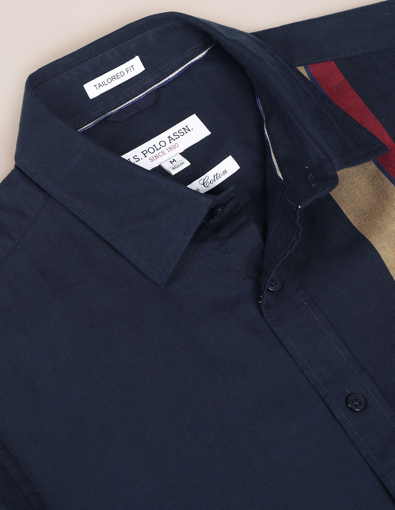 U.S. Polo Assn. Vertical Stripe Cotton Shirt