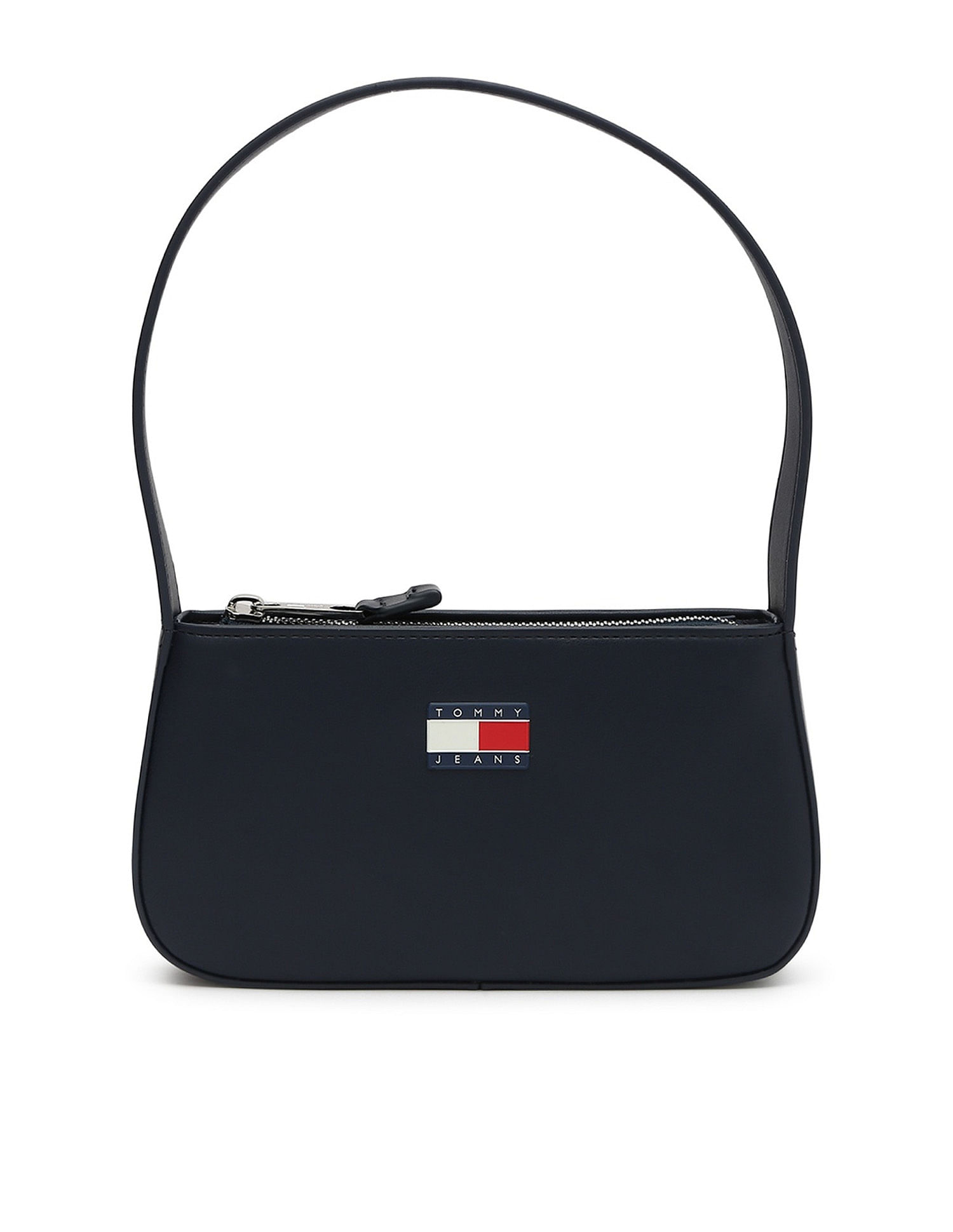 Tommy Hilfiger Solid Blue Pu Shoulder Bag