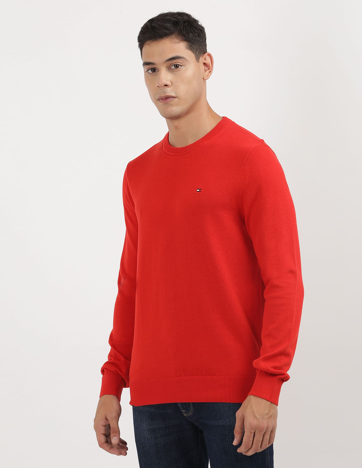 Tommy Hilfiger Crew Neck Cotton Sweatshirt