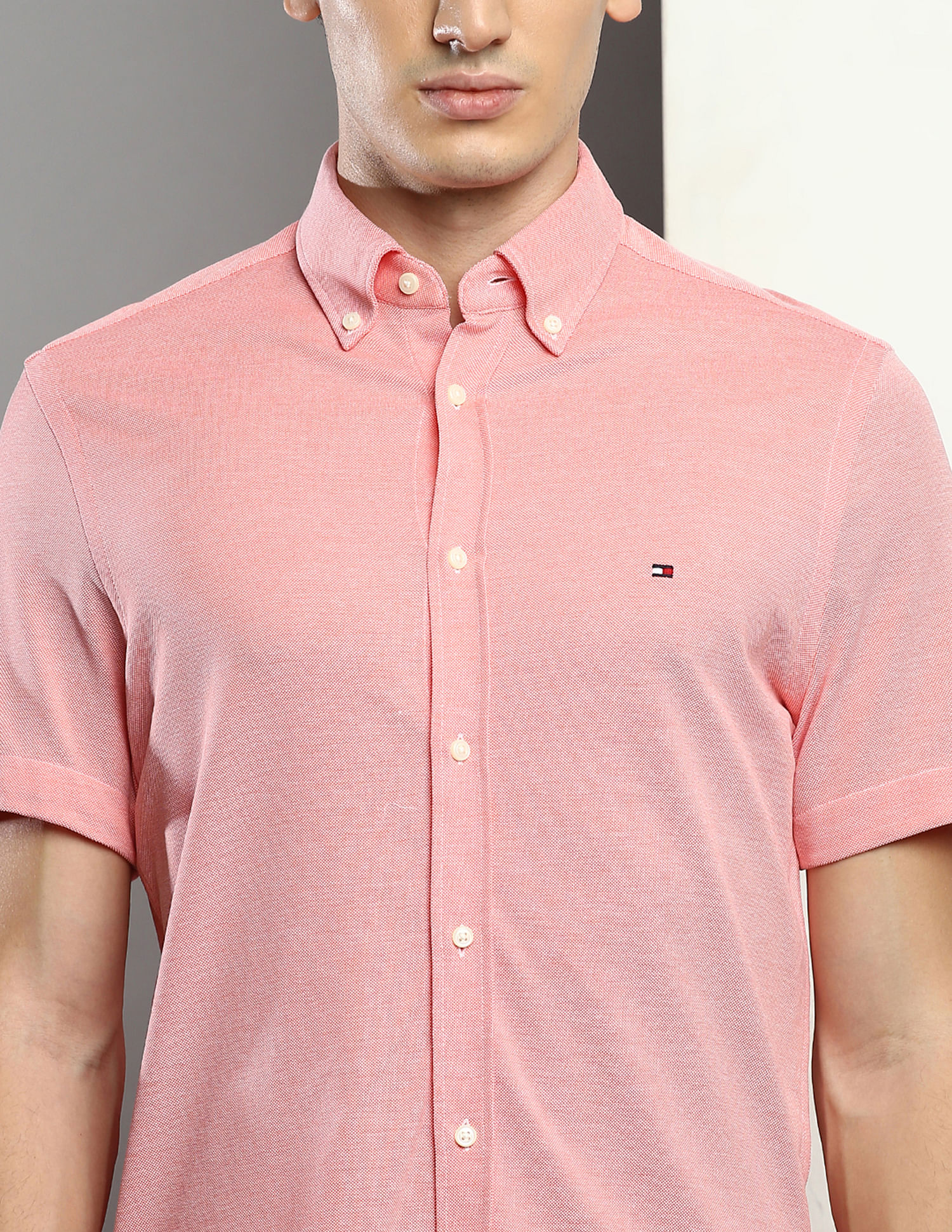 Tommy Hilfiger Organic Cotton 1985 Knitted Casual Shirt
