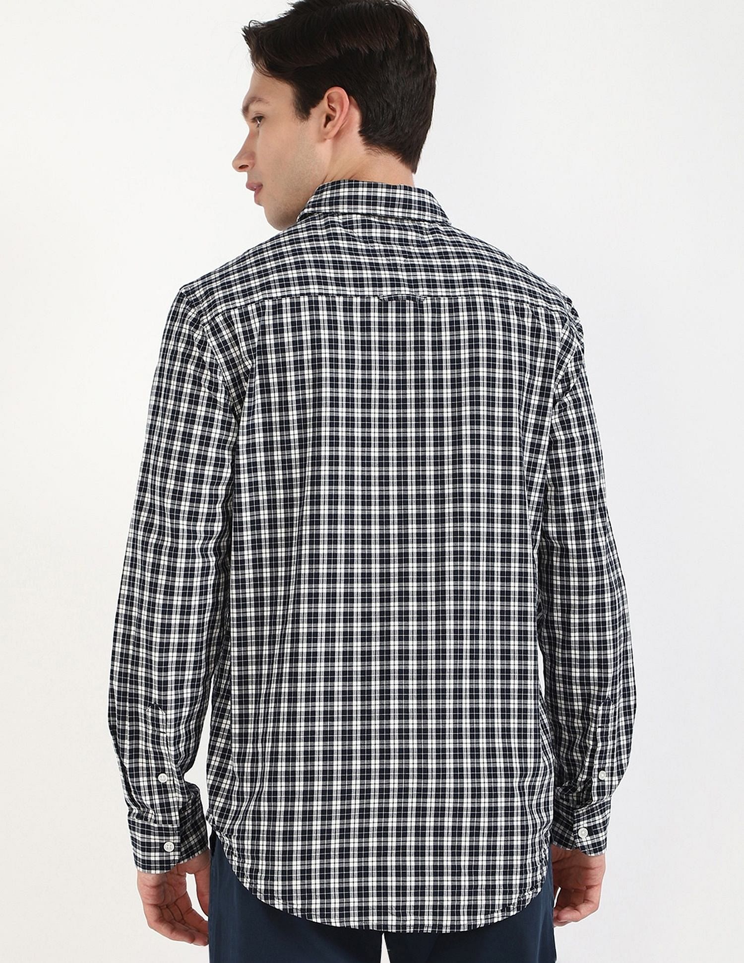 Tommy Hilfiger Checks Regular-Fit Woven Shirt