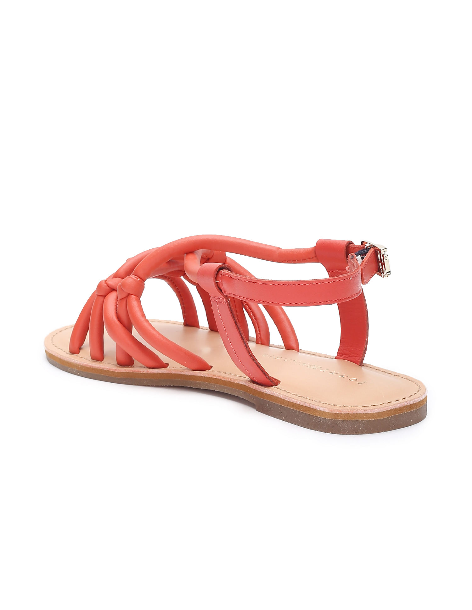 Rope Flat Sandals-Red