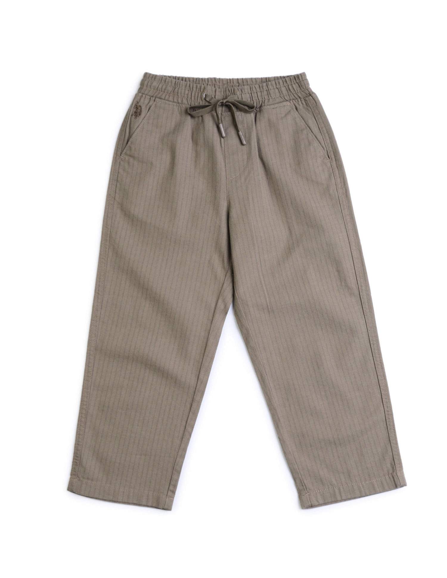U.S. Polo Assn. Kids Boys Vertical Striped Trousers