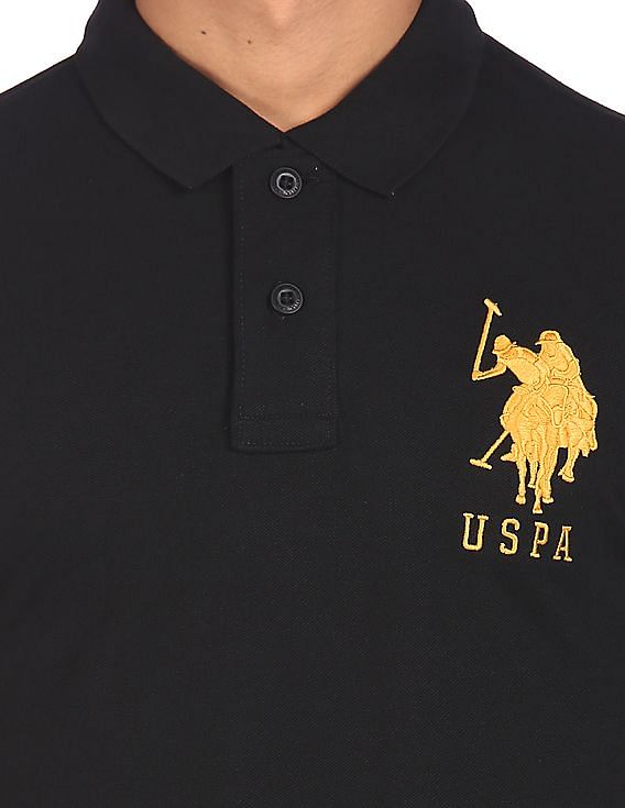 U.S. Polo Assn. Compact Cotton Logo Polo Shirt
