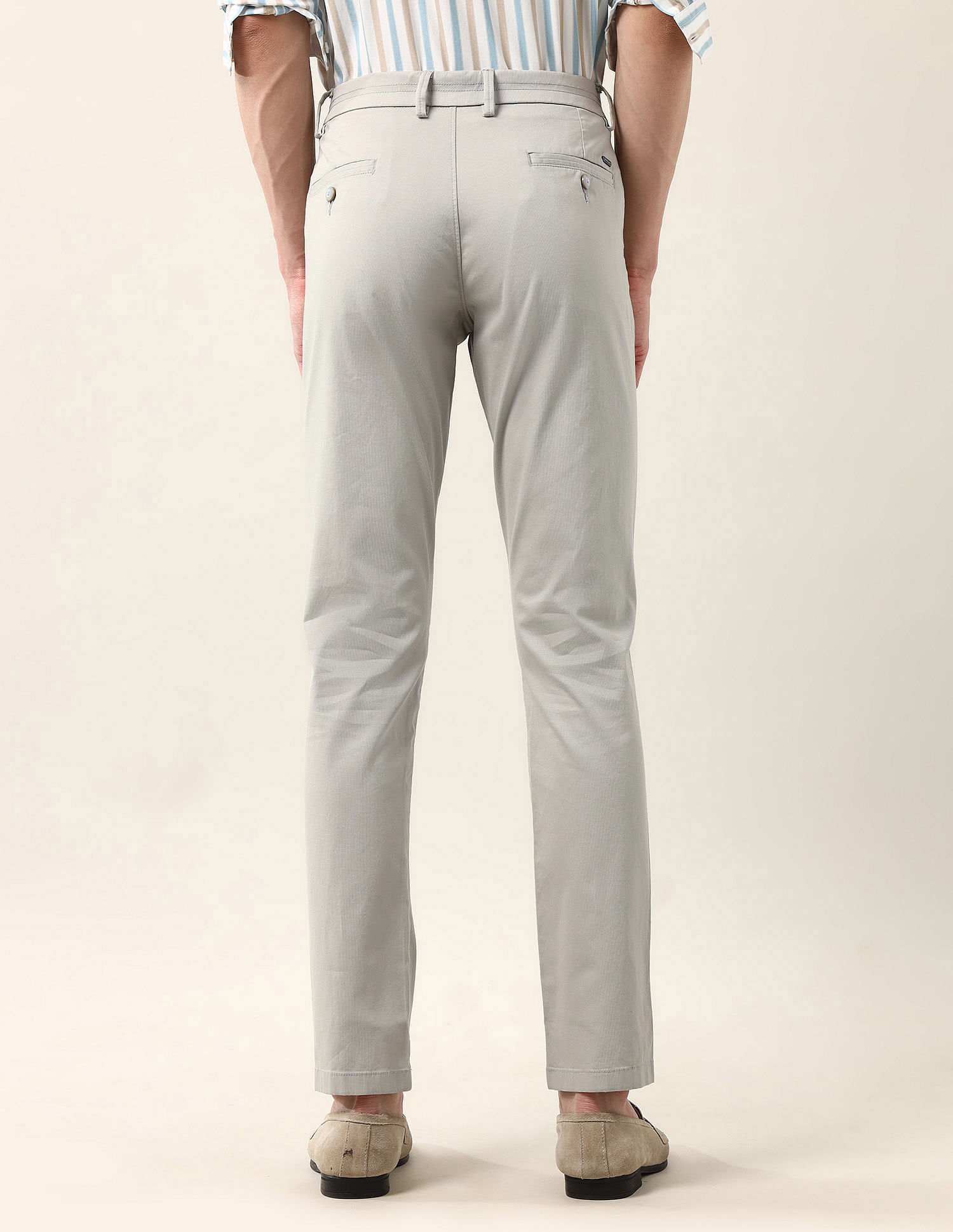 Arrow Sport Slim Fit Dobby Air Soft Trousers
