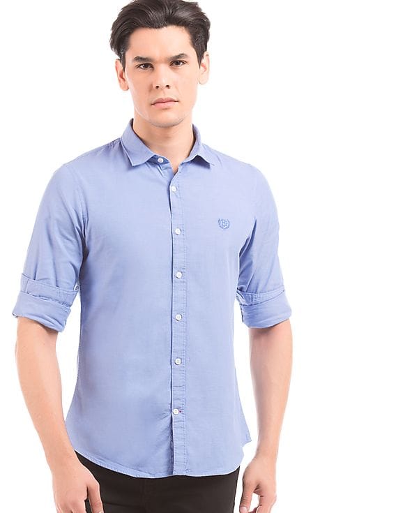 Buy Geoffrey Beene Men Slim Fit Oxford Shirt - NNNOW.com