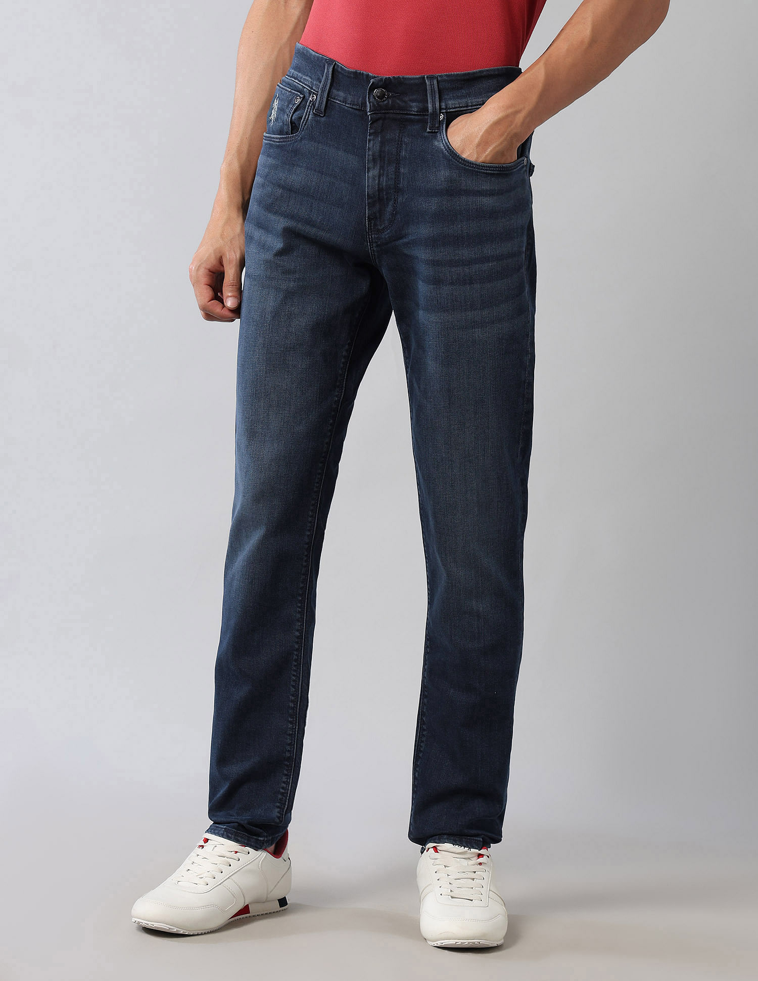 U.S. Polo Assn. Denim Co. Brandon Slim Tapered Fit Blue Jeans