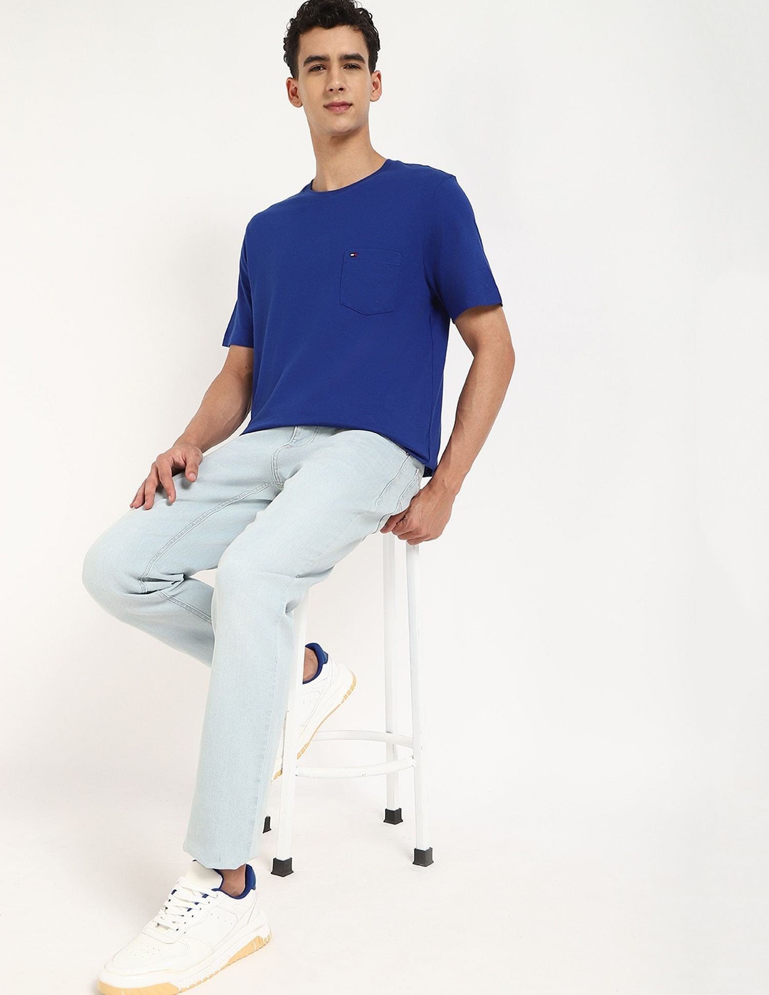 Tommy Hilfiger Solid Regular-Fit Cotton T-Shirt