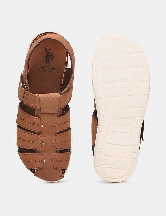 Us polo best sale assn leather sandals