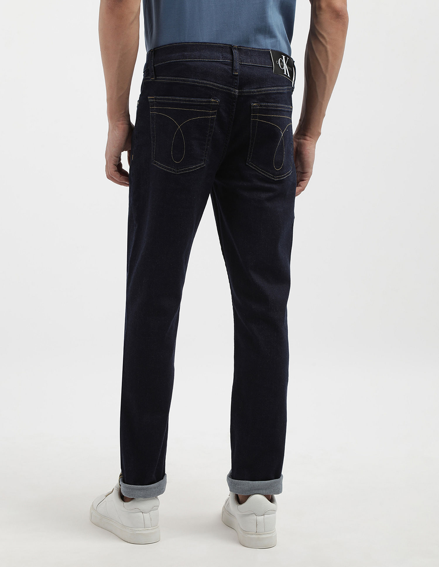 Calvin Klein Jeans Slim Fit Mid Rise Jeans