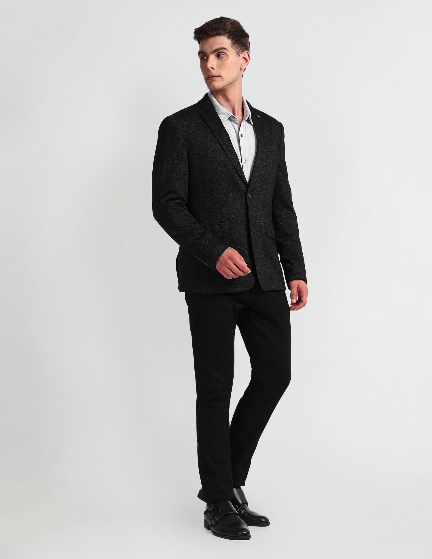 Arrow Zero Calorie Slim Fit Knit Blazer