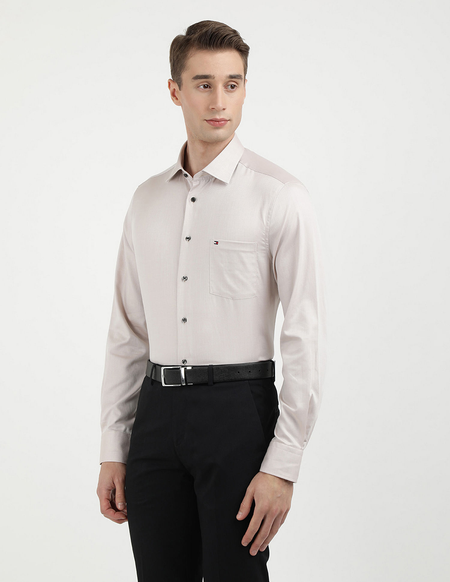 Tommy Hilfiger Textured Regular Fit Shirt