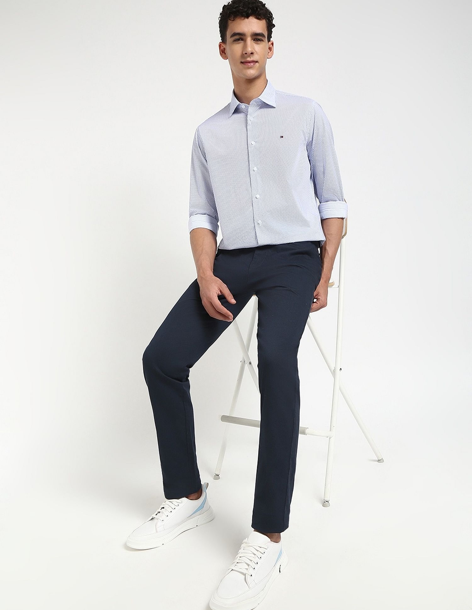 Tommy Hilfiger Printed Regular-Fit Woven Shirt