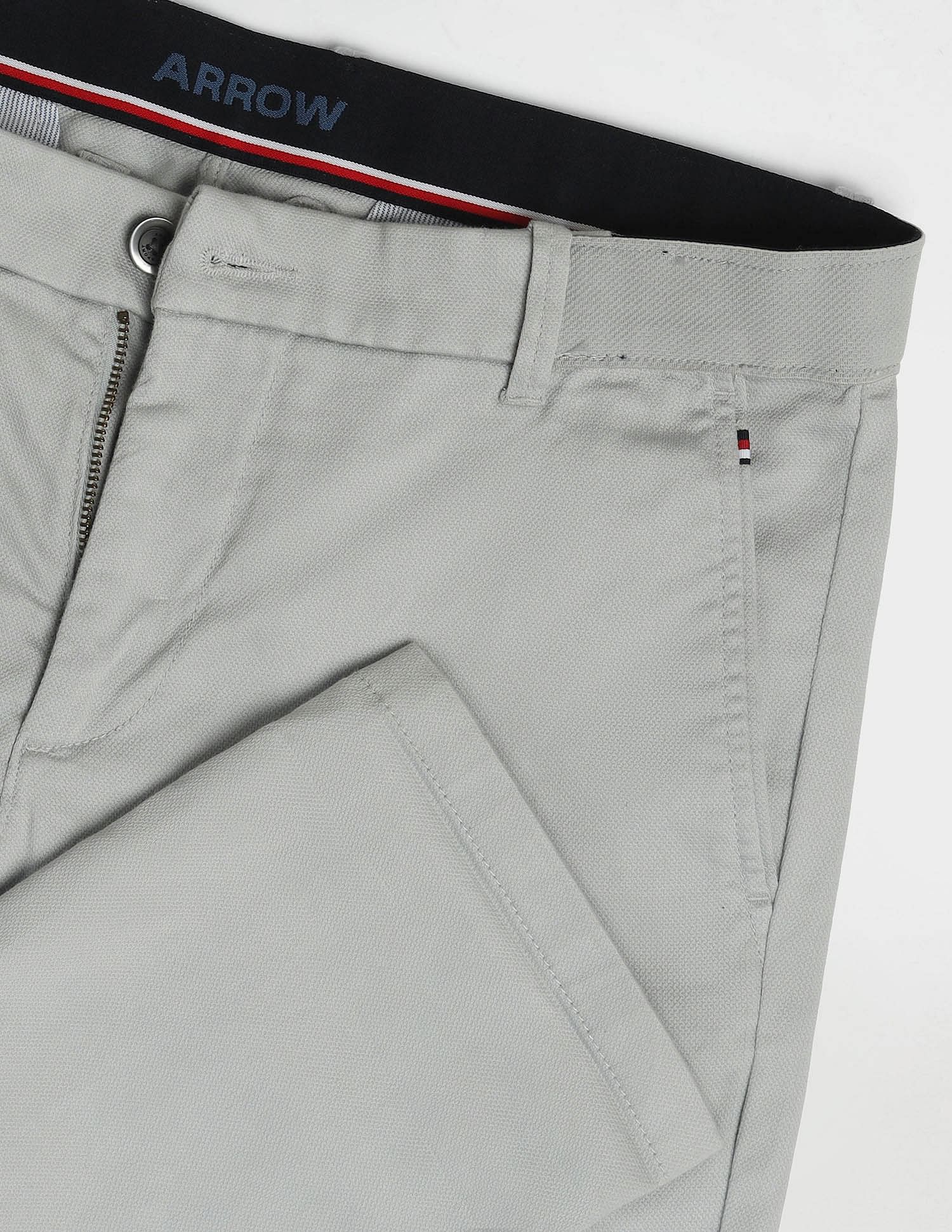 Arrow Sports Solid Autoflex Trousers