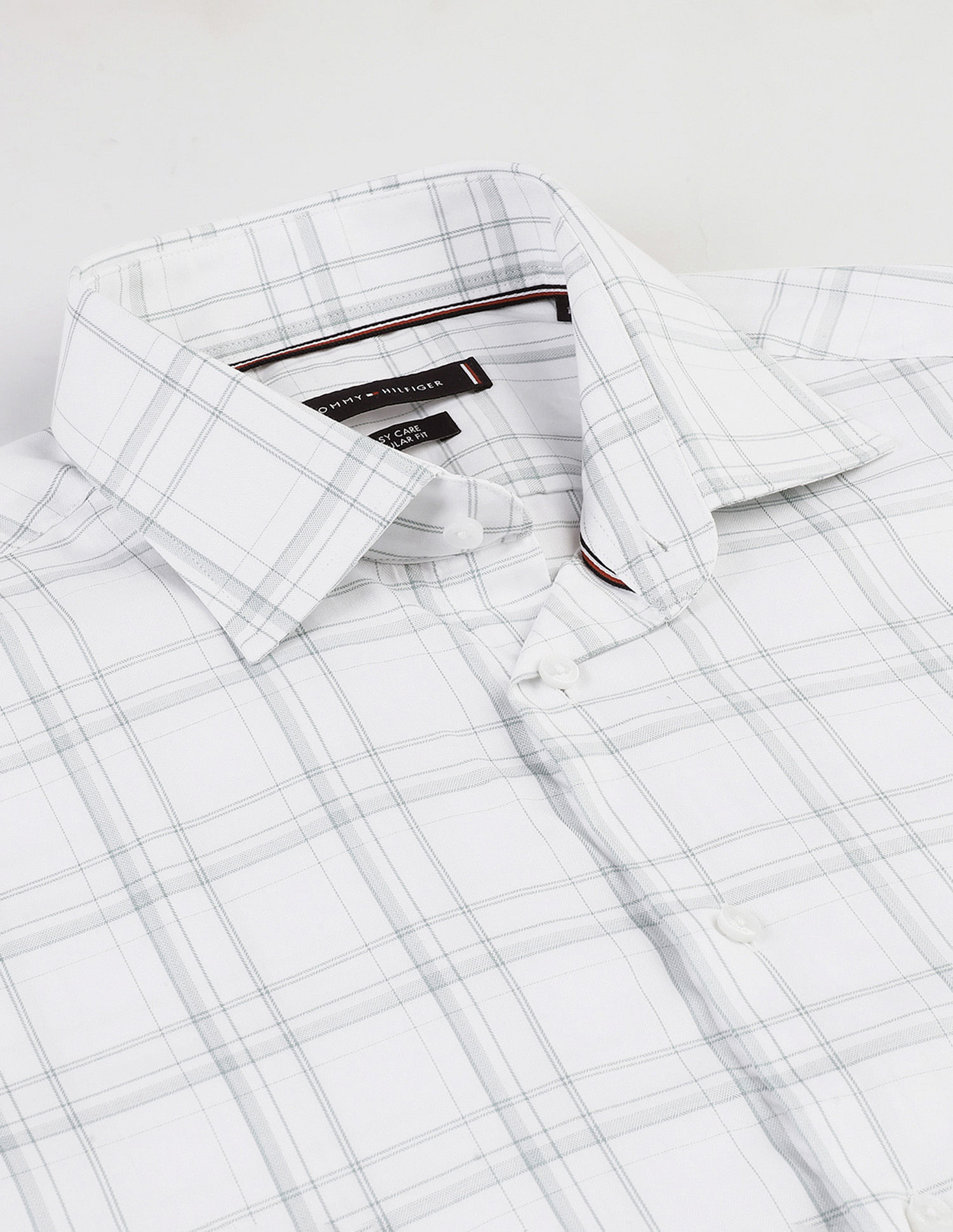Tommy Hilfiger Herringbone Checked Regular Fit Shirt