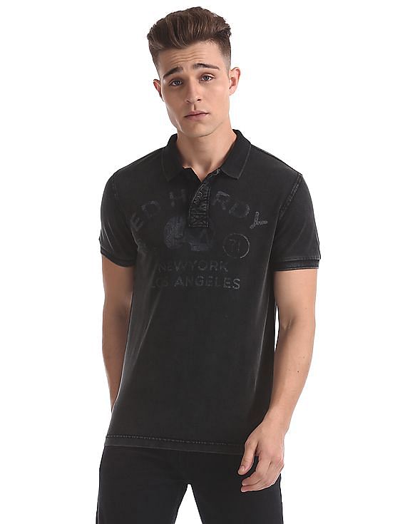 Ed hardy clearance polo t shirts