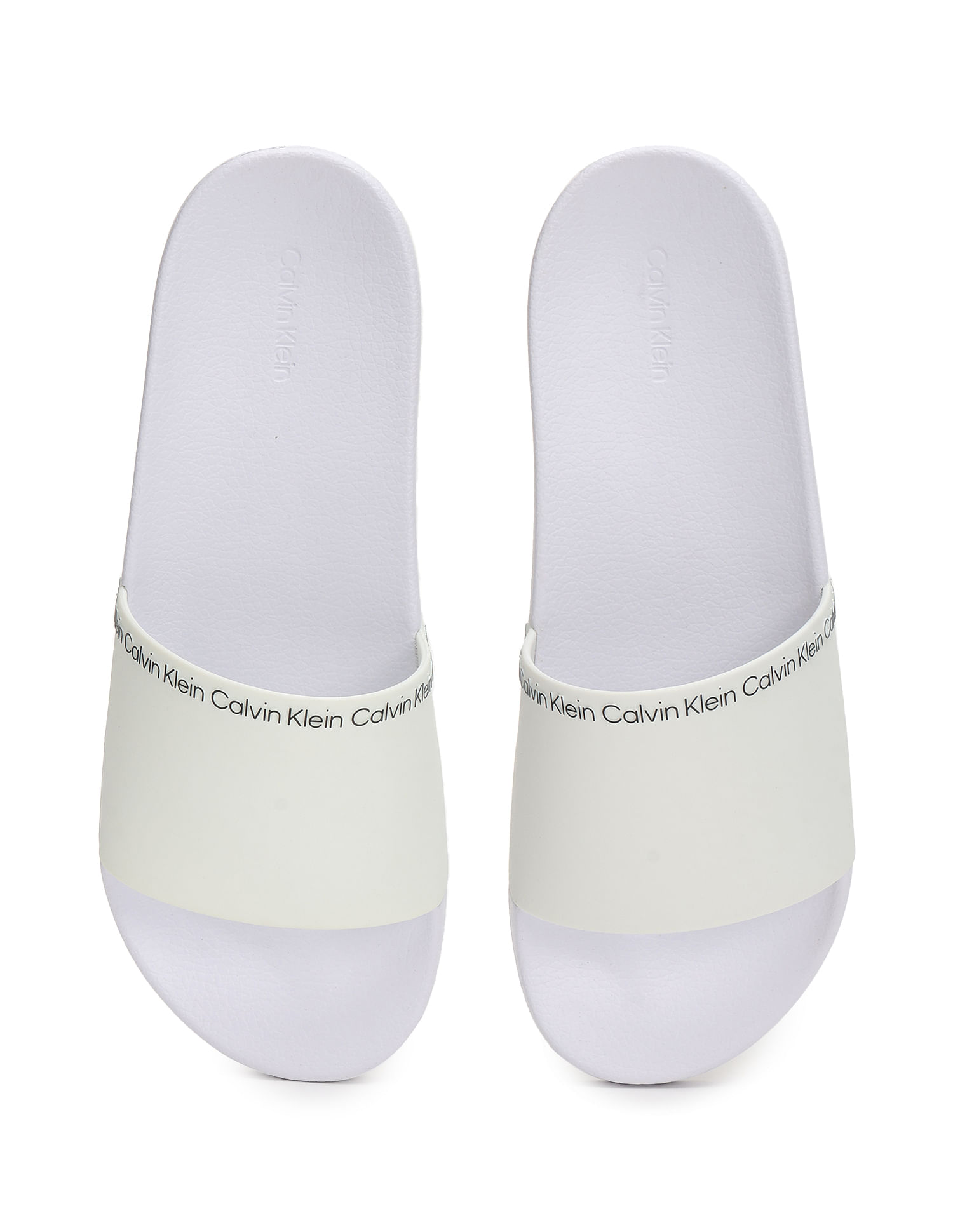 Buy Calvin Klein Men Solid Pool Slides NNNOW