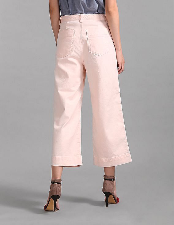 Gap high rise hot sale wide leg crop