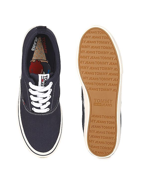 tommy jeans lace up sneaker